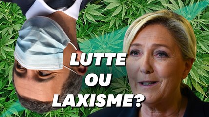Pour Marine Le Pen, la guerre anti-drogue de Darmanin organise en réalité sa "dépénalisation"