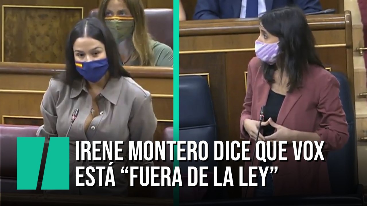 Irene Montero asegura que Vox está "fuera de la ley" por decir que "la violencia no tiene género"