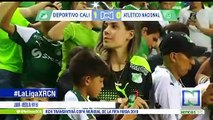 Deportivo Cali pega primero y vence a Nacional en la ida de los cuartos de final de la Liga Águila