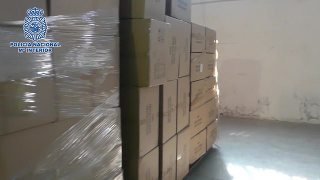 Cinco detenidos por robar 40 palés con 900.000 mascarillas y 2,4 millones de pares de guantes