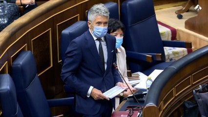 Marlaska rehúsa dar detalles de la seguridad del Rey emérito