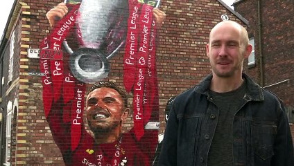 Artist discusses Henderson mural and Liverpool's EPL title defence