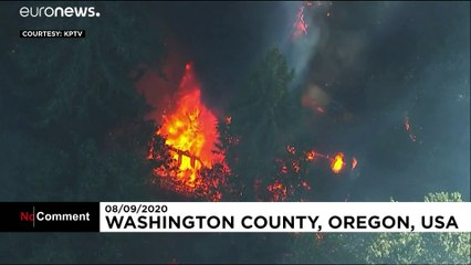 US-Westen: Heftige Brände zerstören Tausende Quadratkilometer Land