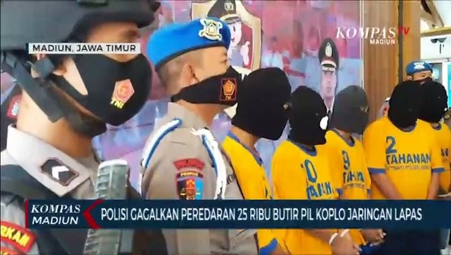 Polisi Gagalkan Peredaran 25 Ribu Butir Pil Koplo Jaringan Lapas