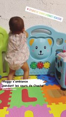 Alizée a partagé cette petite vidéo de sa fille Maggy qui danse sur du chacha, à Ajaccio. Instagram, le 8 septembre 2020.