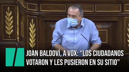 Joan Balvodí, a Vox: "Los ciudadanos votaron y les pusieron en su sitio"