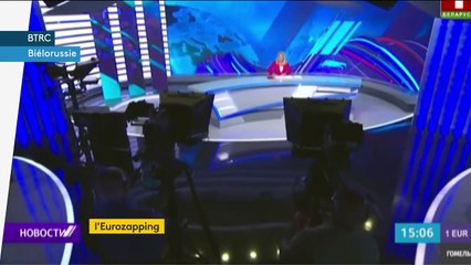 Eurozapping : une nouvelle héroïne en Biélorussie ; des migrants confinés dans des bus
