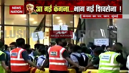 Kangana Controversy: Y+ सिक्योरिटी के साथ अपने घर पहुंची कंगना रनौत