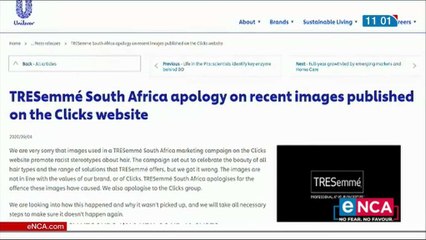 TRESemmé SA apologises for advert