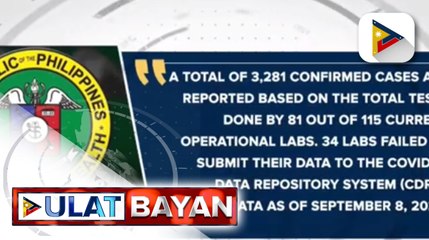 DOH: Pagtaas ng COVID-19 cases, asahan dahil sa naantalang datos mula sa ilang laboratoryo