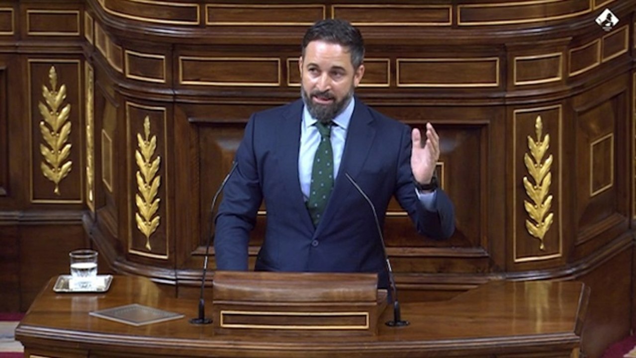 Abascal anuncia que su partido de ultra derecha presentará una moción de censura contra Sánchez