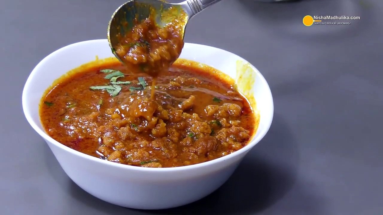 Mangodi ki sabzi Mangodi banane ki vidhi Mangodi Curry Nisha Madhulika Rajasthani Recipe