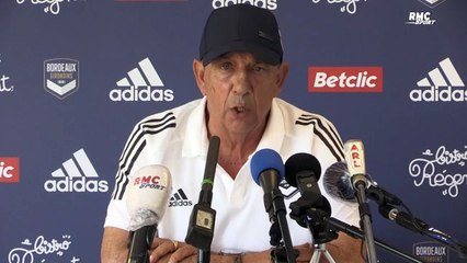 Mercato : "Le deal en arrivant à Bordeaux était de faire jouer l’effectif en place" explique Gasset
