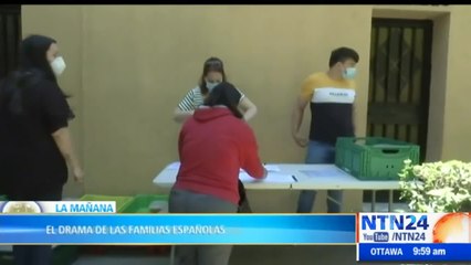 Unos 400 centros madrileños reparten alimentos en la capital de España