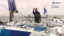 Sports : Arrivée de la 2e étape de la Solitaire du Figaro - 09 Septembre 2020
