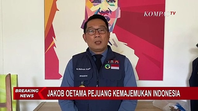 Ucapan Belasungkawa dari Ridwan Kamil Atas Kepergian Jakob Oetama