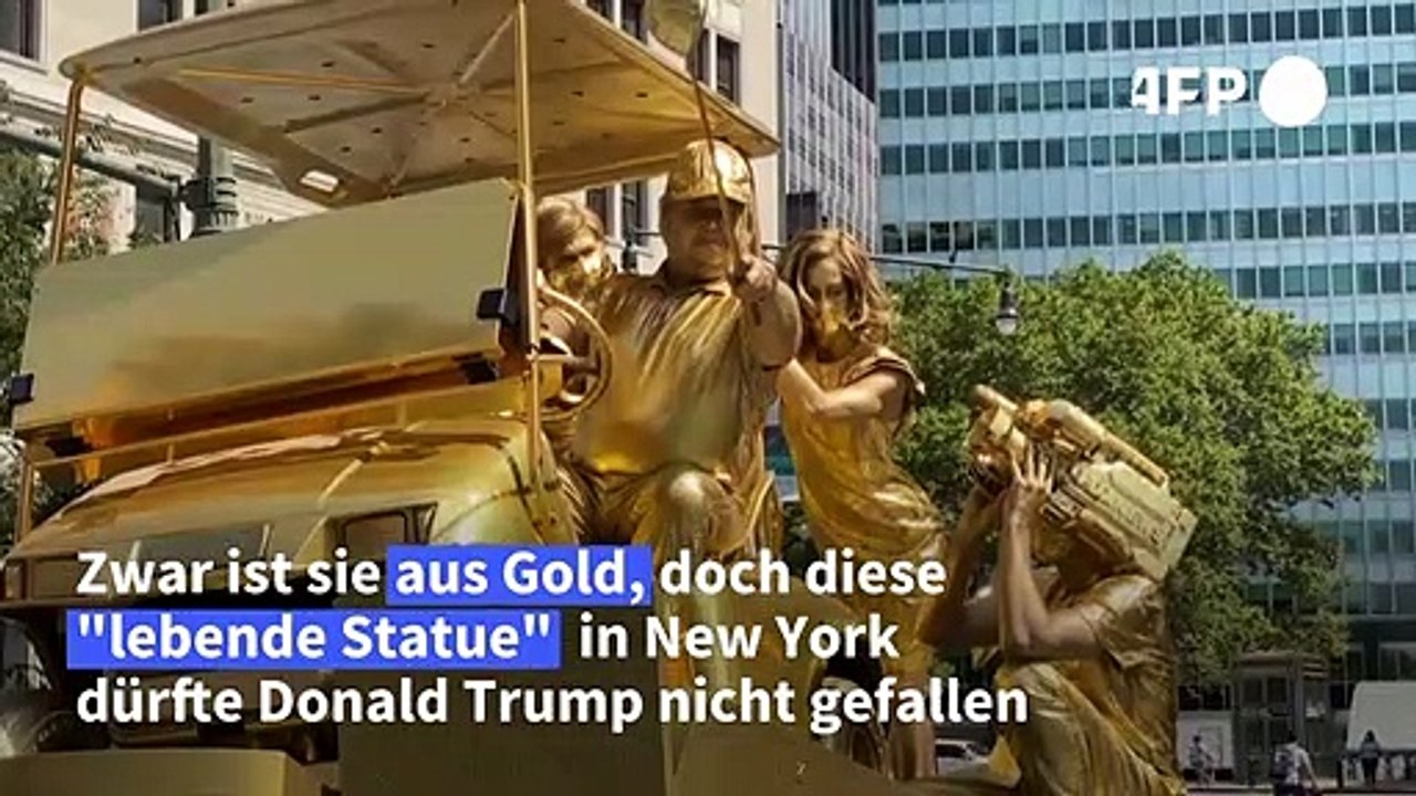 Donald Trump als goldener 'Loser'