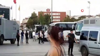 Çağlayan Adliyesi önünden silah sesleri yükseldi