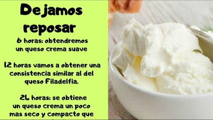 Queso crema casero con solo dos ingredientes