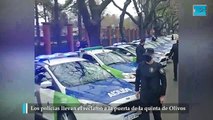 Los policías llevan el reclamo a la puerta de la quinta de Olivos
