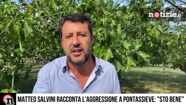 Salvini racconta l'aggressione di Pontassieve: ecco cosa è successo