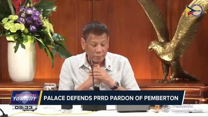 Palace defends PRRD pardon of Pemberton