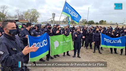 Sigue la tensión en el Comando de Patrullas de La Plata