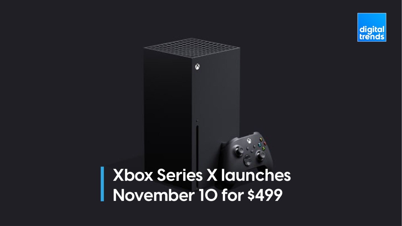 Xbox Series X launches November 10 for 499 video Dailymotion
