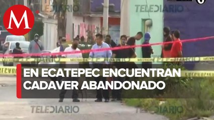 Encuentran cadáver envuelto en cobija y sobre un diablito en Ecatepec