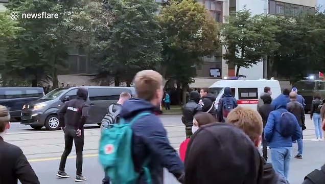 Activists forcefully arrested as Minsk protest continue to support detained Maria Kolesnikova