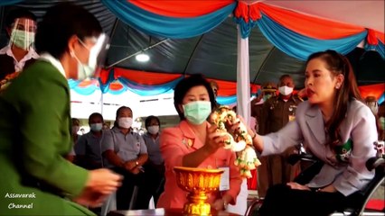 สมเด็จเจ้าฟ้าฯ กรมพระศรีสวางควัฒนฯ ทรงเยี่ยมหน่วยแพทย์เคลื่อนที่มูลนิธิแพทย์อาสาฯ จังหวัดจันทบุรี