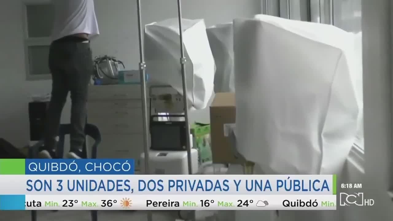 Camas UCI en Quibdó llegaron al 100% de su ocupación