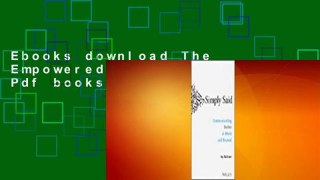 Ebooks download The Empowered Communicator Pdf books