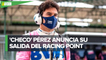 Sergio 'Checo' Pérez se va de Racing Point al final de la temporada de Fórmula 1
