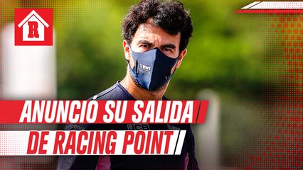 Checo Pérez anunció su salida de Racing Point