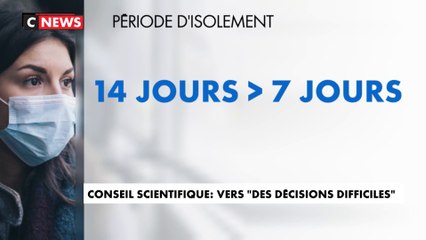 Conseil scientifique : vers «des décisions difficiles»