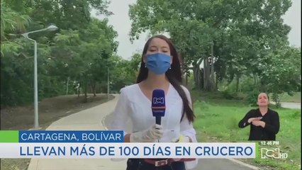 Colombianos atrapados en crucero hace 100 días piden ayuda para volver