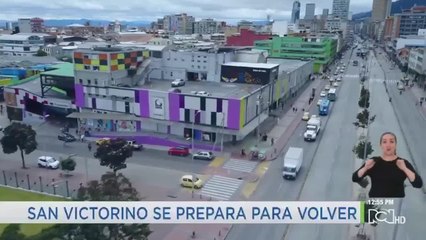 San Victorino se prepara para reabrir sus establecimientos