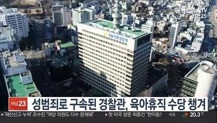 성범죄로 구속된 경찰관, 육아휴직 수당 챙겨