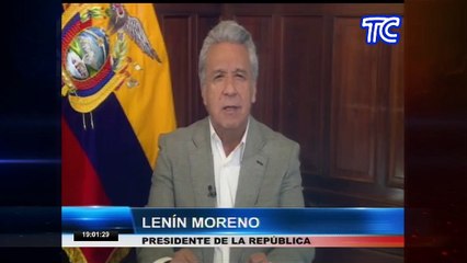 Presidente Lenín Moreno pidió respaldo de la Asamblea Nacional en la negociación de la deuda externa