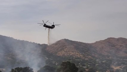 KCFD battling brush fire in Golden Hills, near Tehachapi