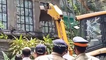 Mumbai BMC  Demolition Drive underway at Kangna Ranaut office in Mumbai today
