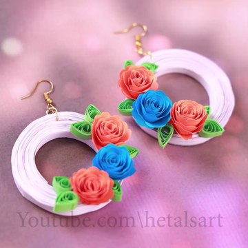 Easy Way... 11 Paper Earrings For Fancy Dresses