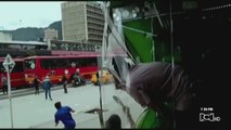 Batalla campal en el centro de Bogotá