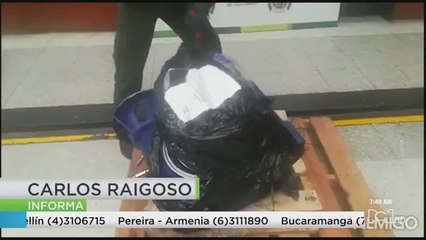 Capturan a extranjero que pretendía sacar droga de Colombia en un vuelo humanitario