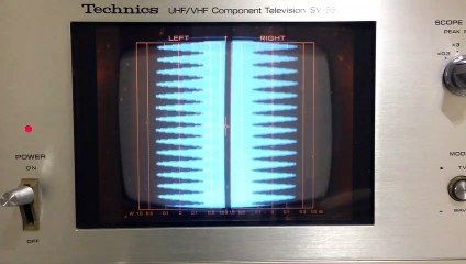 Technics　SV-55　Audio Scope TV
