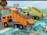 Hammer Drill Excavator & Construction Trucks for Kids  Breakwater Construction