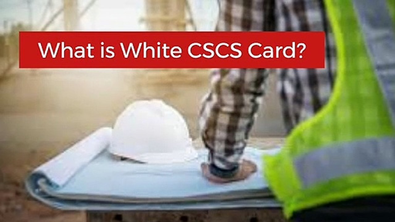 What is White CSCS card ? - video Dailymotion