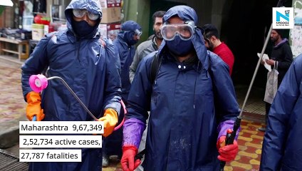 With 95,735 new cases, India's COVID-19 tally crosses 44- lakh mark