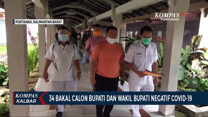 Hasil Swab 34 Pasangan Bakal Calon di Pilkada Kalbar Negatif Covid-19